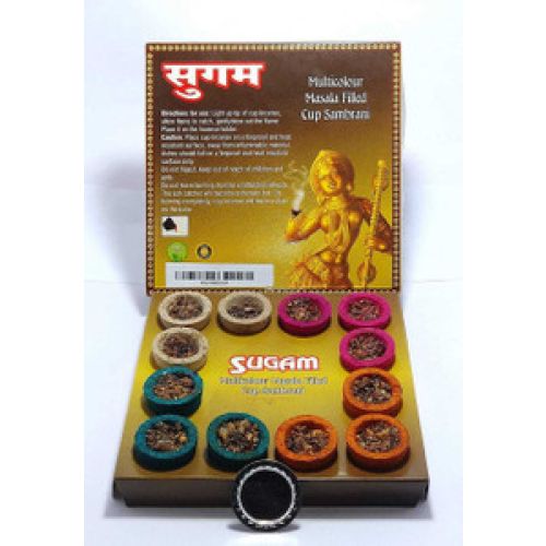 Sugam Cup Sambrani 12 Pc