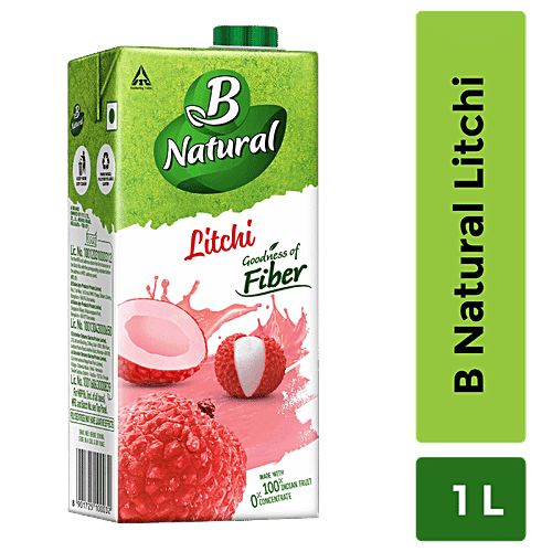 B Natural Litchi 1 Ltr