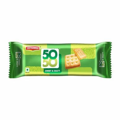 Britannia 50-50 Biscuit 80 G Pack of 5