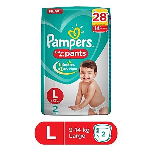 Pampers L Large 2 Diapers