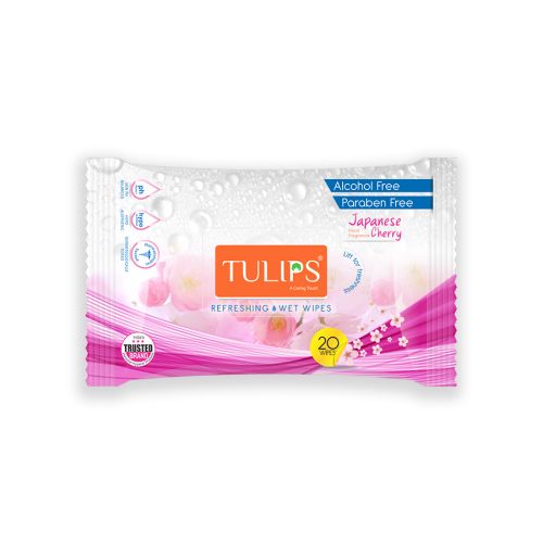 Tulip Buds Japanese 20 Wipes