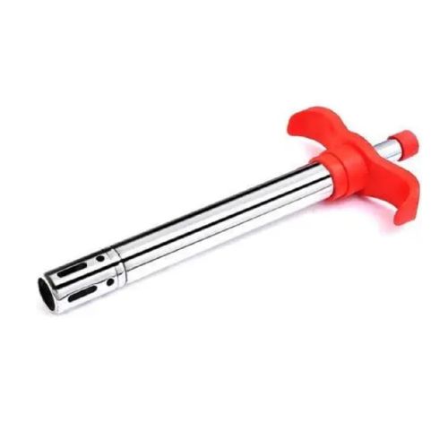 Gas Lighter Steel Handle