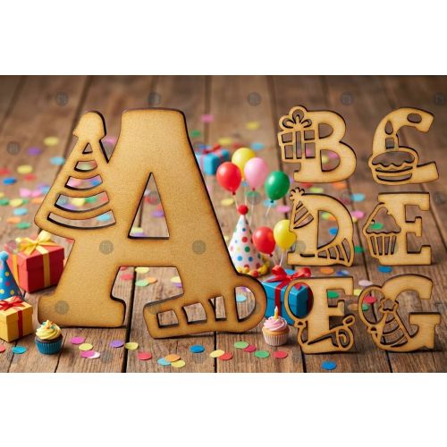 Birthday Alpabet Big