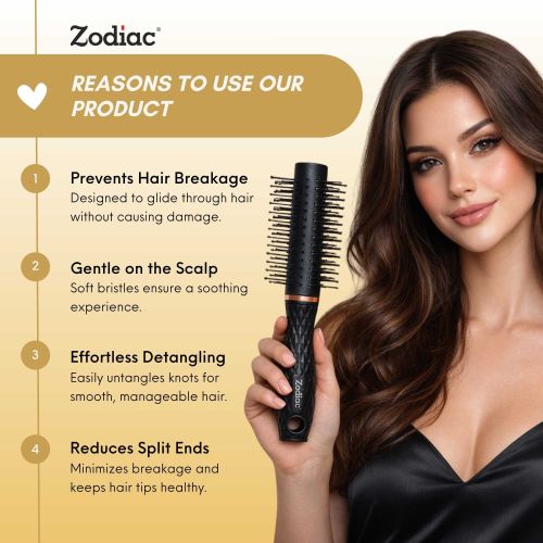 Zodiac Round Brush