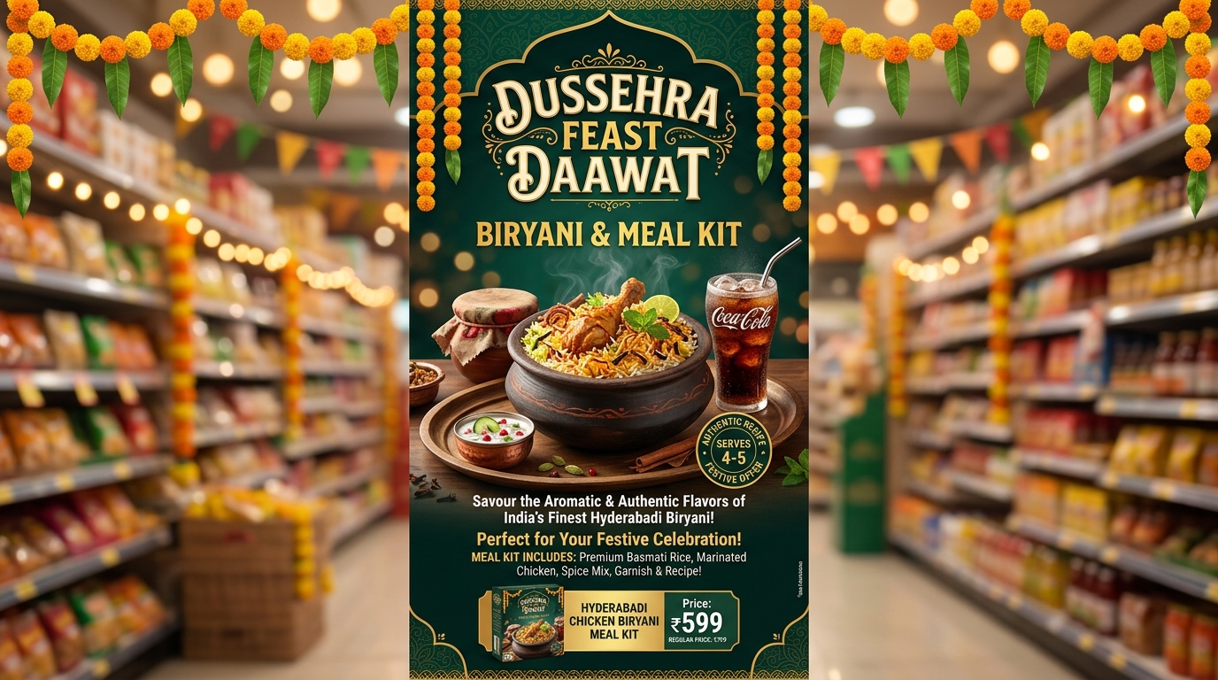 🍲 దసరా విందు దావత్ ధమాకా ప్యాక్ (Dussehra Feast Daawat Biryani & Meal Kit)