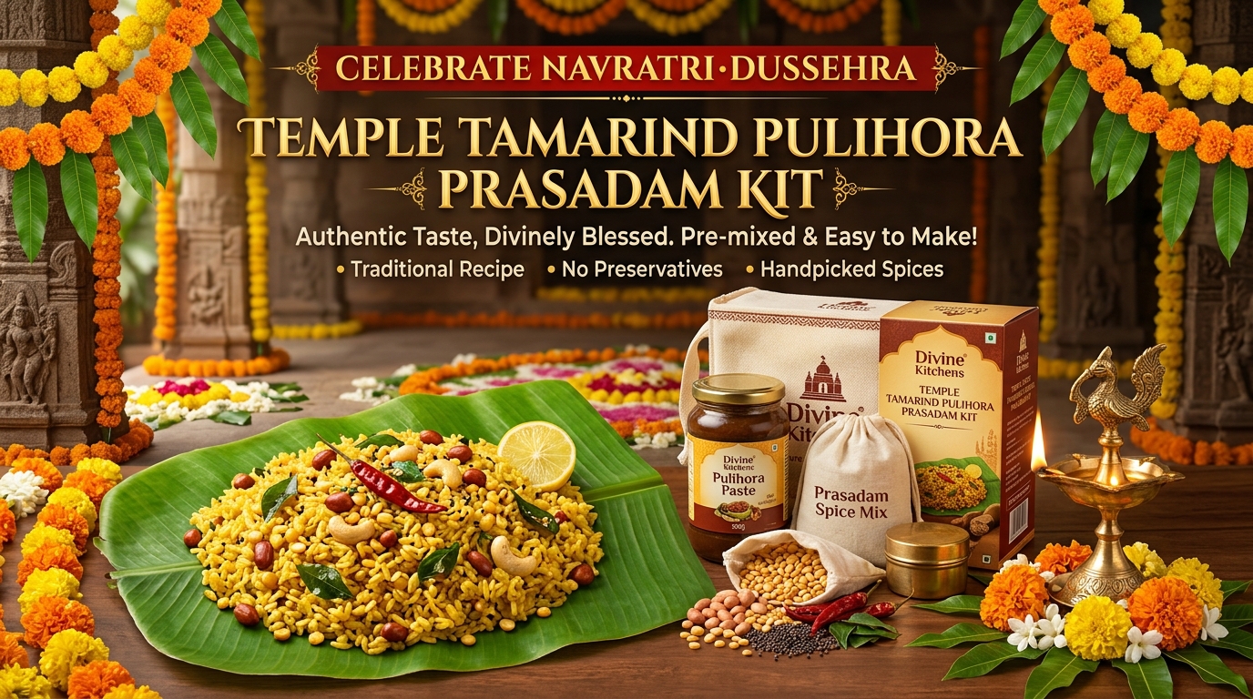 Dussehra Traditional Temple Tamarind Pulihora Kit